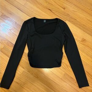 Black Long Sleeve Top